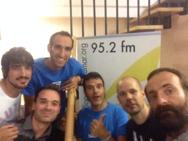 Els Gafarruns que van completar l'Ultra Pirineu a Ràdio Premià de Mar